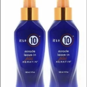 2 bottle of It’s a 10 Miracle leaving plus keratin leave in spray